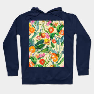 Tropical Orange Garden II Hoodie